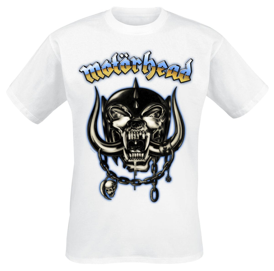 T-Shirt Manches courtes  de Motörhead - 50 Airbrush Warpig - S à 4XL - pour Homme - blanc - Motörhead
