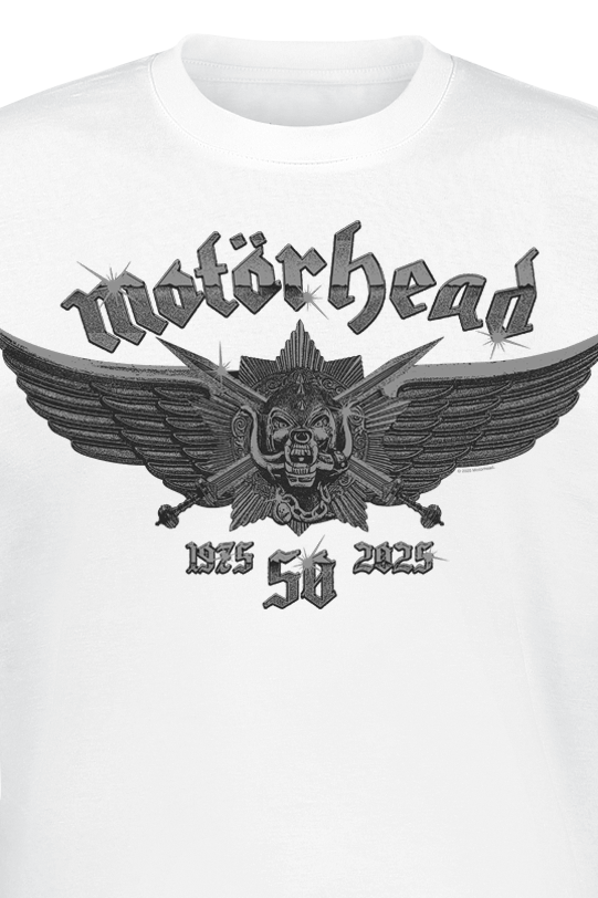 T-Shirt Manches courtes  de Motörhead - Wings Badge - S à 4XL - pour Homme - blanc - Motörhead - View 2