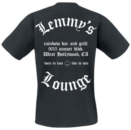 T-Shirt Manches courtes  de Motörhead - 50th Another Beer Lemmy's Lounge - S à 4XL - pour Homme - noir - Motörhead - View 2