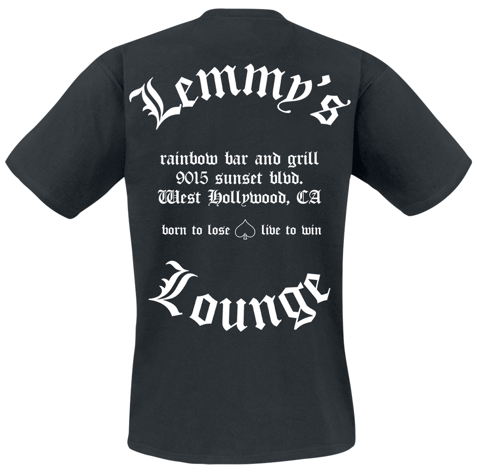 T-Shirt Manches courtes  de Motörhead - 50th Another Beer Lemmy's Lounge - S à 4XL - pour Homme - noir - Motörhead - View 2