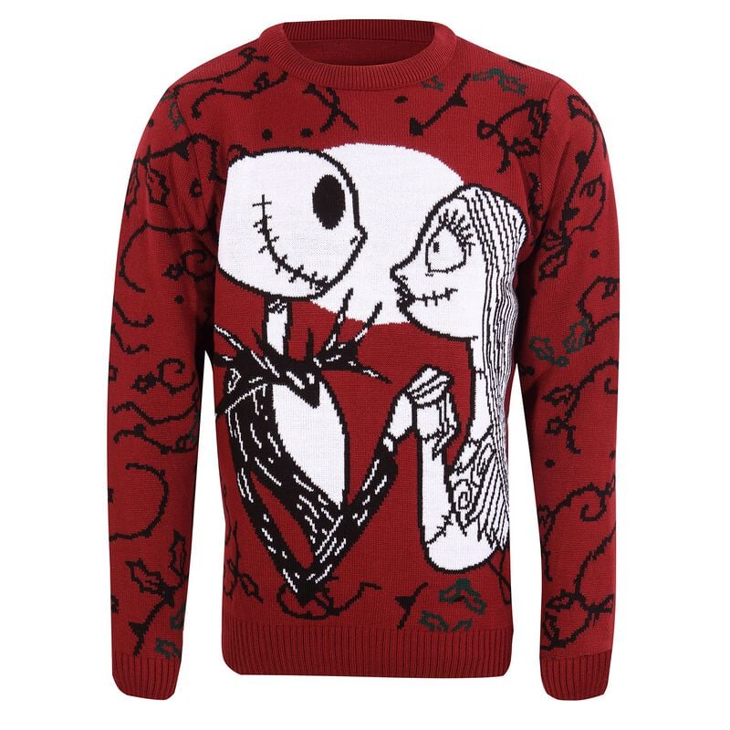 Pull de Noël Disney de L'Étrange Noël De Monsieur Jack - Jack Et Sally - S à XXL - pour Homme - multicolore - L'Étrange Noël De Monsieur Jack