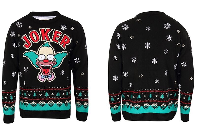 Pull de Noël  de Les Simpson - Die Simpsons - Joker - S à XXL - pour Homme - multicolore - Les Simpson