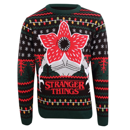 Pull de Noël  de Stranger Things - Stranger Things - Demogorgon - S à XXL - pour Homme - multicolore - Stranger Things