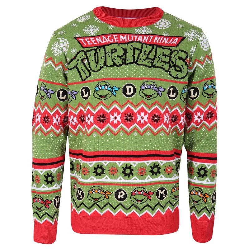 Pull de Noël  de Les Tortues Ninja - Teenage Mutant Ninja Turtles - S à XXL - pour Homme - multicolore - Les Tortues Ninja