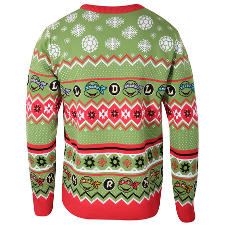 Pull de Noël  de Les Tortues Ninja - Teenage Mutant Ninja Turtles - S à XXL - pour Homme - multicolore - Les Tortues Ninja - View 2