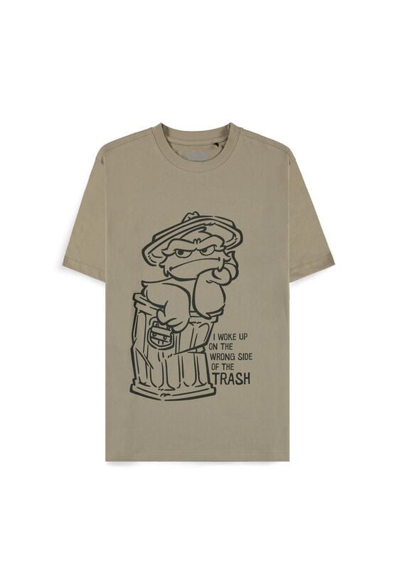 T-Shirt Manches courtes  de Sesame Street - Oskar - Wrong Side of The Trash - S à XXL - pour Homme - vert - Sesame Street