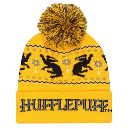 Bonnet  de Harry Potter - Poufsouffle - pour Unisexe - jaune/noir - Harry Potter