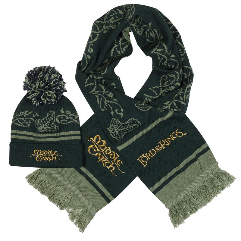 Bonnet  de Le Seigneur Des Anneaux - Terre du Milieu - Ensemble d'Hiver - pour Unisexe - vert - Le Seigneur Des Anneaux