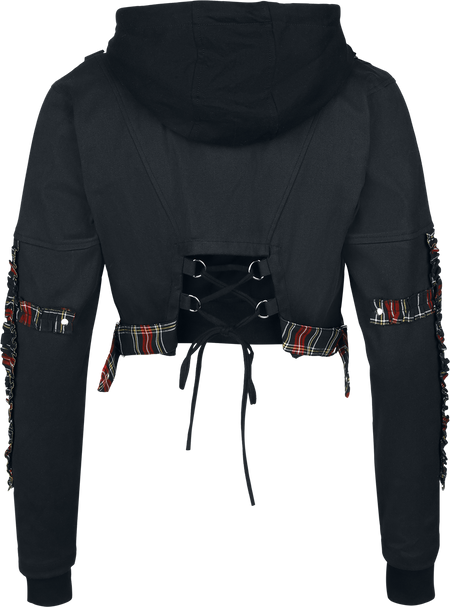 Veste mi-saison  de Heartless - Graveyard Jacket - M à XL - pour Femme - noir/rouge - Heartless - View 2