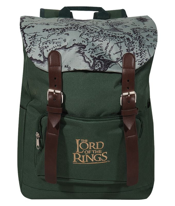 Sac à dos  de Le Seigneur Des Anneaux - Middle Earth - pour Unisexe - vert/marron - Le Seigneur Des Anneaux