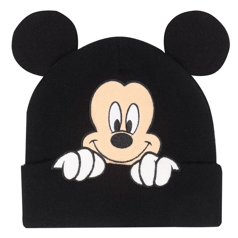 Bonnet Disney de Mickey & Minnie Mouse - Mickey - pour Unisexe - noir/beige - Mickey & Minnie Mouse