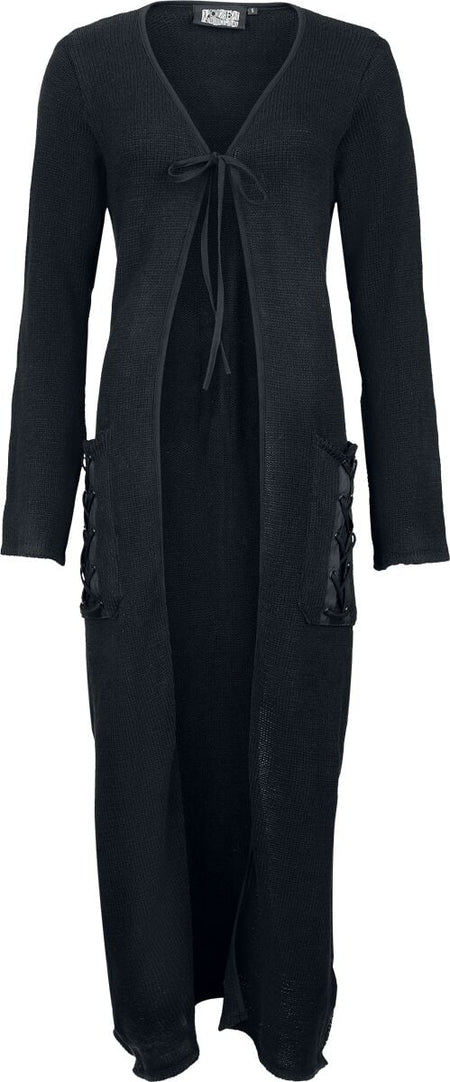 Gilets & Ponchos  de Poizen Industries - Nanala Cardigan - XS à 3XL - pour Femme - noir - Poizen Industries