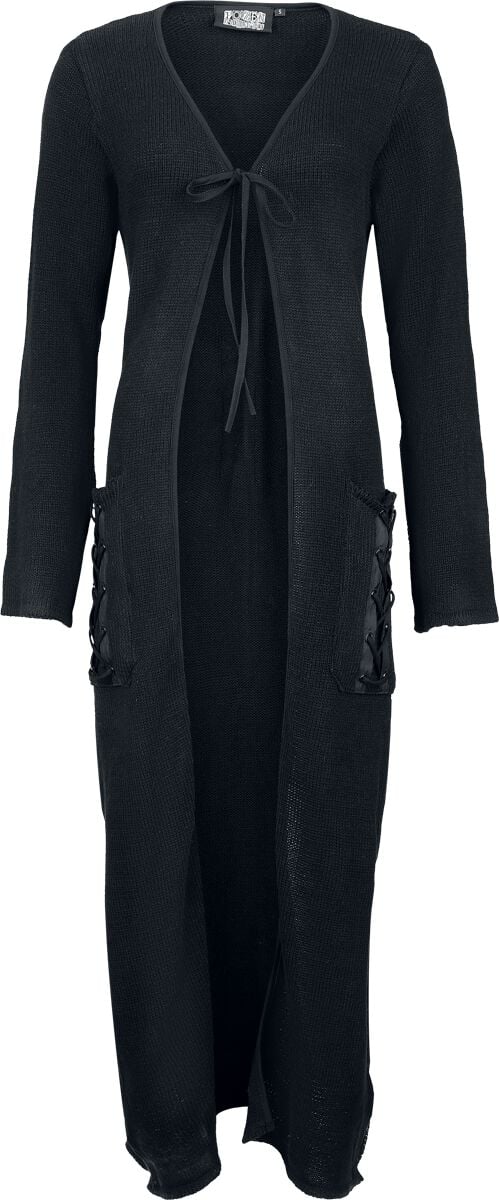 Gilets & Ponchos  de Poizen Industries - Nanala Cardigan - XS à 3XL - pour Femme - noir - Poizen Industries