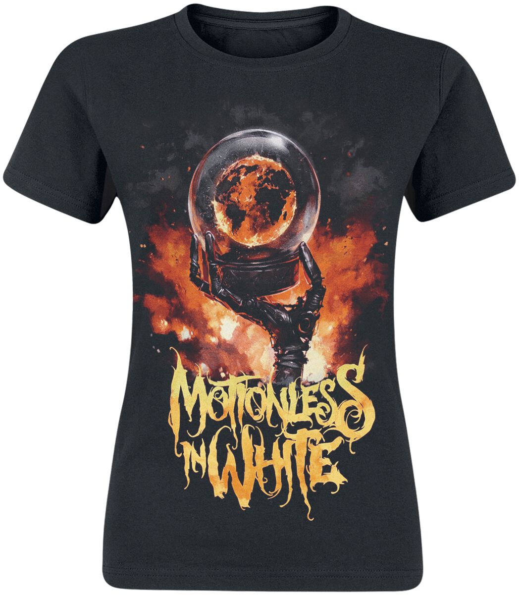 T-Shirt Manches courtes  de Motionless In White - Scoring The End Of The World - L à XXL - pour Femme - noir - Motionless In White