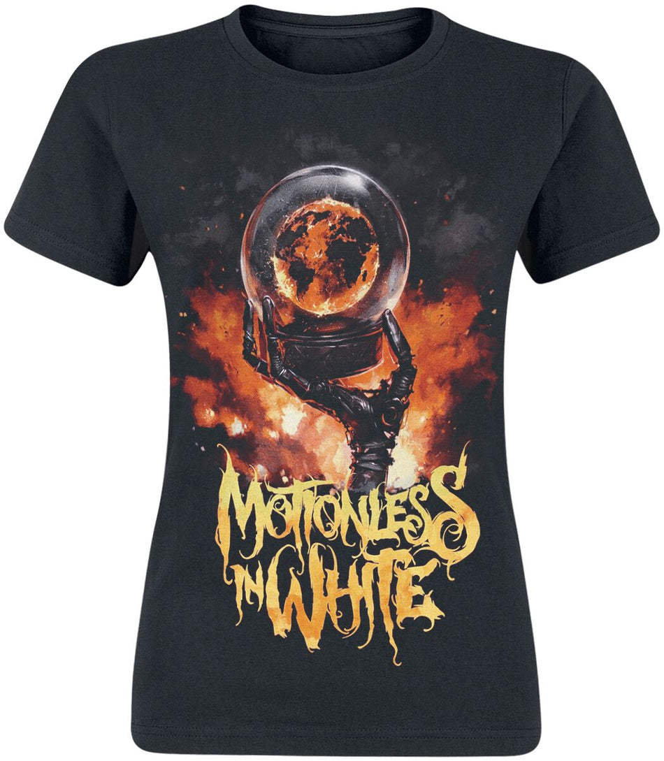 T-Shirt Manches courtes  de Motionless In White - Scoring The End Of The World - L à XXL - pour Femme - noir - Motionless In White