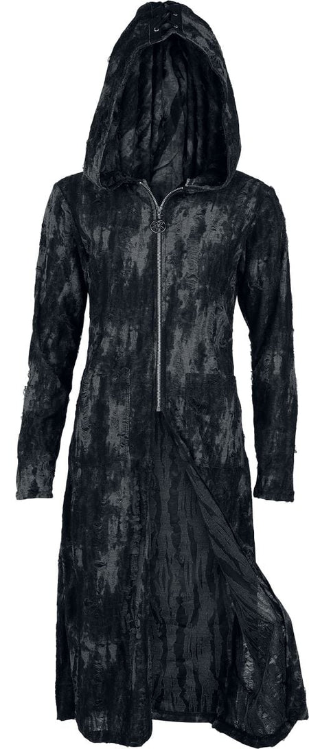 Gilets & Ponchos  de Heartless - Ghoul Cardigan - S à 4XL - pour Femme - noir/gris - Heartless