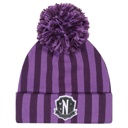 Bonnet  de Wednesday - Nevermore Logo - pour Unisexe - lilas - Wednesday