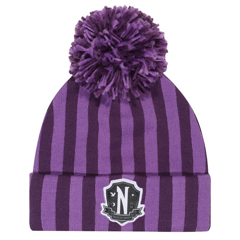 Bonnet  de Wednesday - Nevermore Logo - pour Unisexe - lilas - Wednesday