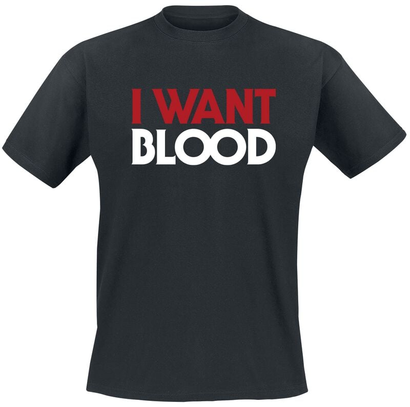 T-Shirt Manches courtes  de Cantrell, Jerry - I Want Blood - S à 4XL - pour Homme - noir - Cantrell, Jerry