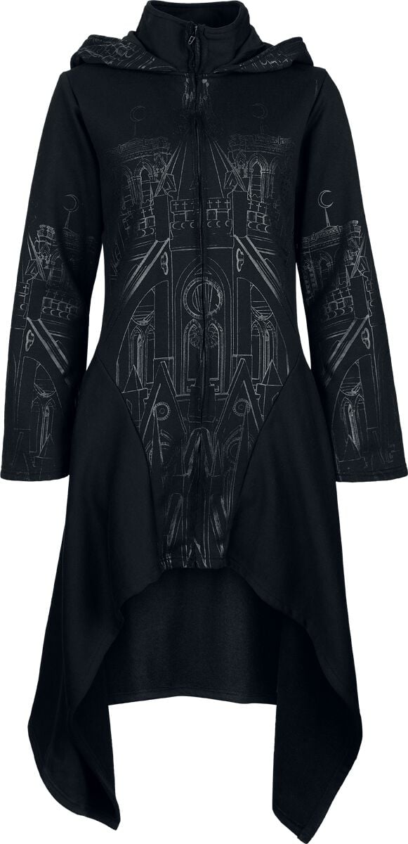 Manteaux  de Vixxsin - Bailica - Gilet à Capuche - XS à XXL - pour Femme - noir - Vixxsin