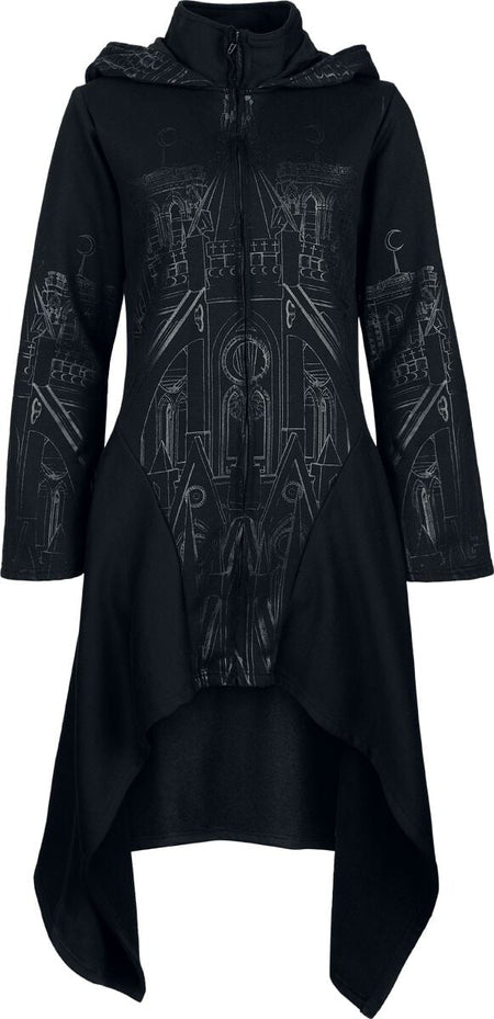 Manteaux  de Vixxsin - Bailica - Gilet à Capuche - XS à XXL - pour Femme - noir - Vixxsin