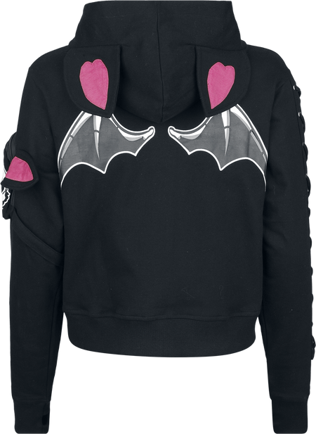 Sweat-shirt zippé à capuche  de Cupcake Cult - Death Potion - Sweat à Capuche - S à 3XL - pour Femme - noir - Cupcake Cult - View 2