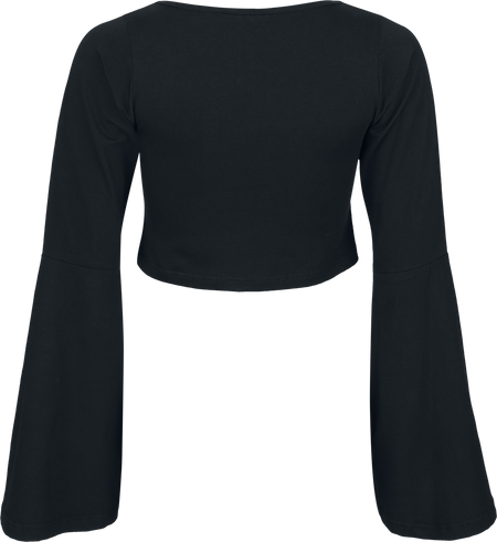 T-shirt manches longues  de Poizen Industries - Eclipse Top - M à XXL - pour Femme - noir - Poizen Industries - View 2