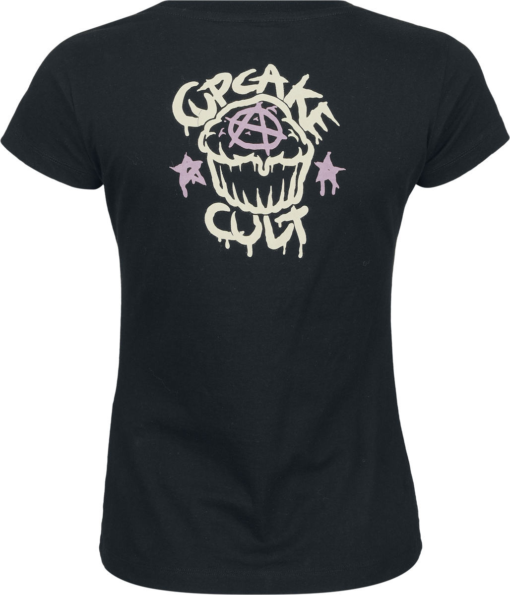 T-Shirt Manches courtes  de Cupcake Cult - Nine Lives - T-Shirt - XS à 4XL - pour Femme - noir - Cupcake Cult - View 2