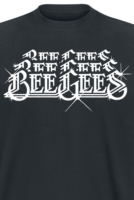 T-Shirt Manches courtes  de Bee Gees - Stacked Logo - S à 3XL - pour Homme - noir - Bee Gees - View 2