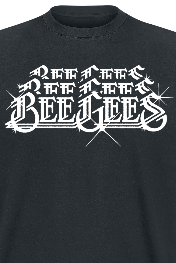 T-Shirt Manches courtes  de Bee Gees - Stacked Logo - S à 3XL - pour Homme - noir - Bee Gees - View 2
