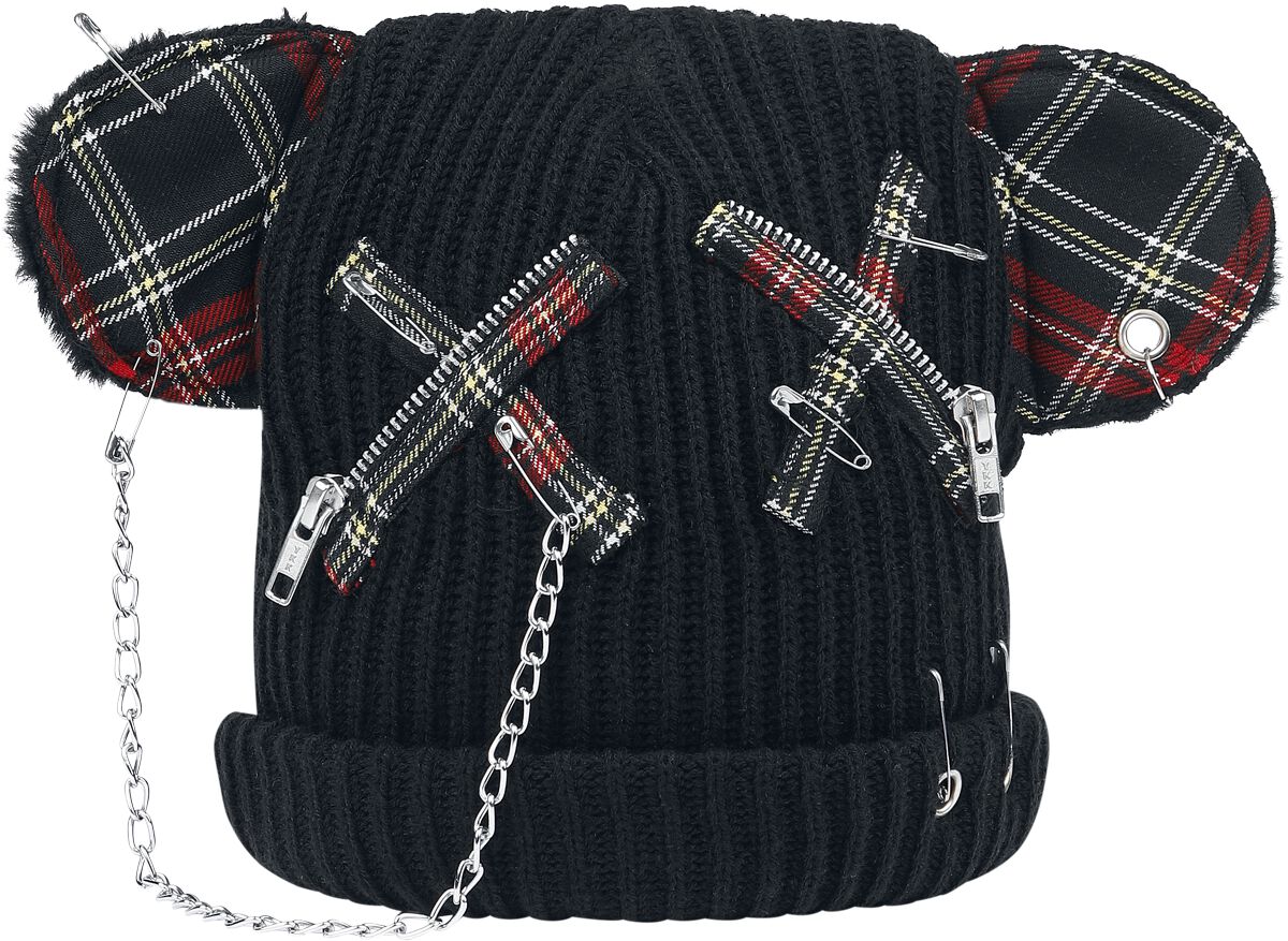 Bonnet Fun de Cupcake Cult - Beara Hat - pour Unisexe - noir/rouge - Cupcake Cult