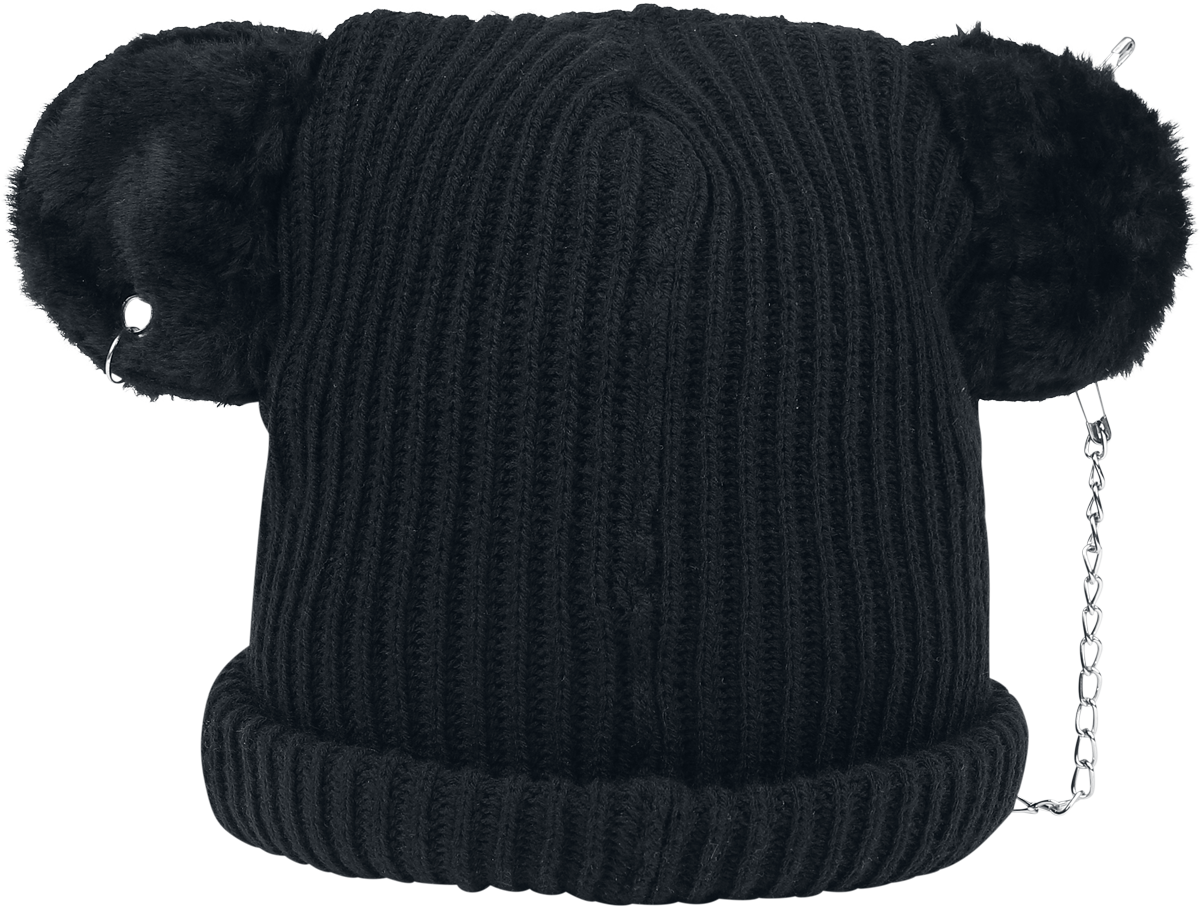 Bonnet Fun de Cupcake Cult - Beara Hat - pour Unisexe - noir/rouge - Cupcake Cult - View 2