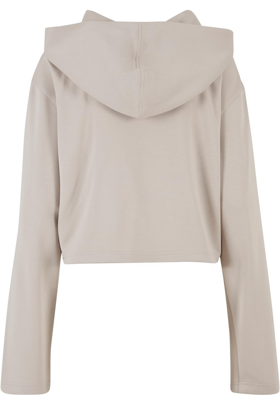 Sweat-shirt à capuche  de Urban Classics - Sweat à Capuche Zippé Soft Touch - XS à XL - pour Femme - gris - Urban Classics - View 2