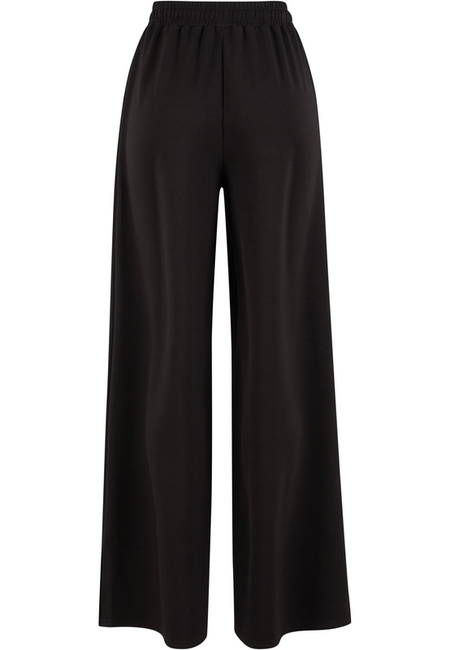 Pantalon en toile  de Urban Classics - Touch Palazzo - Pantalon - S à M - pour Femme - noir - Urban Classics - View 2