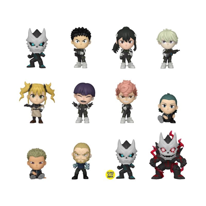 Funko Mystery Minis  de Kaiju No. 8 - Personnages (Édition Chase Possible) - pour Indifférent - Standard - Kaiju No. 8