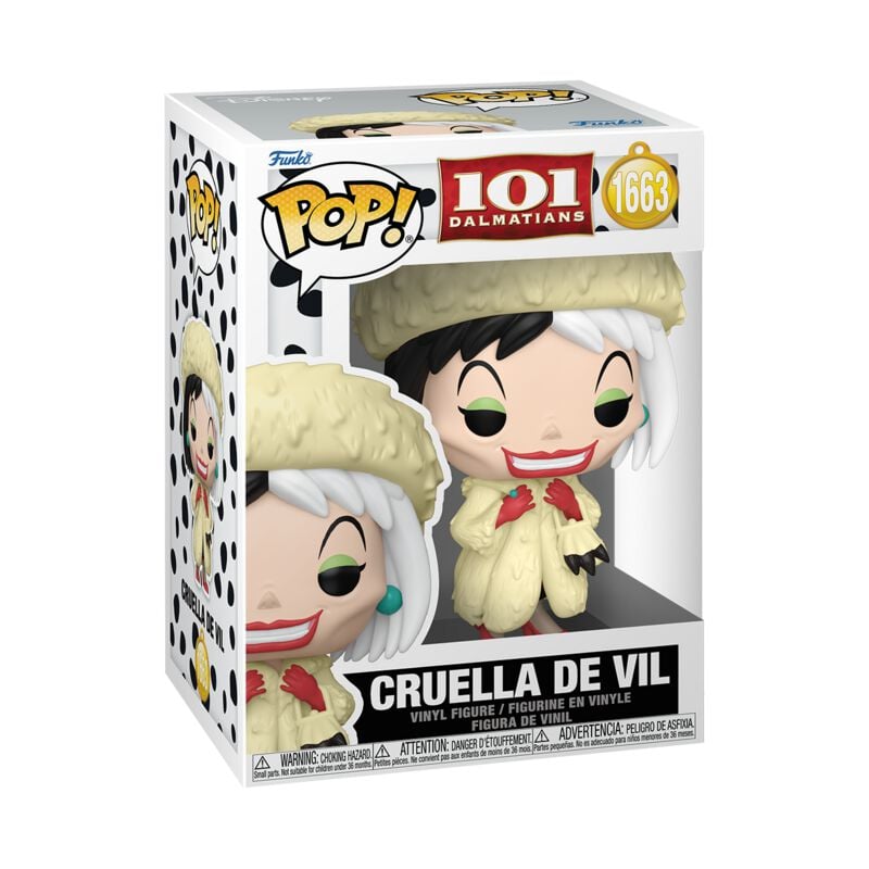 Les 101 Dalmatiens - Cruella d'Enfer (Éd. Chase Possible) - Funko Pop! n°1663 - Funko Pop! - Funko Shop Europe - Les 101 Dalmatiens