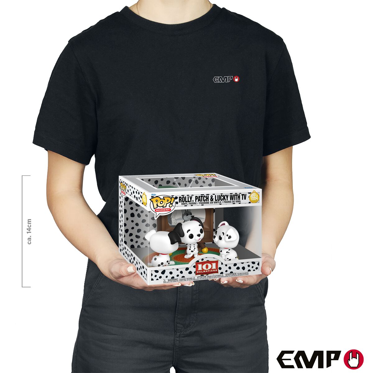 Les 101 Dalmatiens - Rolly, Patch & Lucky avec TV (Pop! Moment) - Funko Pop! n°1664 - Funko Pop! - Funko Shop Europe - Les 101 Dalmatiens