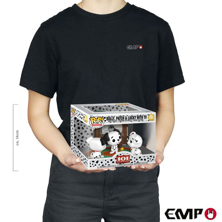 Les 101 Dalmatiens - Rolly, Patch & Lucky avec TV (Pop! Moment) - Funko Pop! n°1664 - Funko Pop! - Funko Shop Europe - Les 101 Dalmatiens