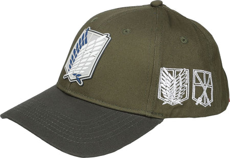 Casquette  de L'Attaque Des Titans - Wall Blason - pour Unisexe - kaki - L'Attaque Des Titans