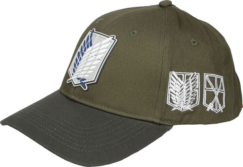 Casquette  de L'Attaque Des Titans - Wall Blason - pour Unisexe - kaki - L'Attaque Des Titans