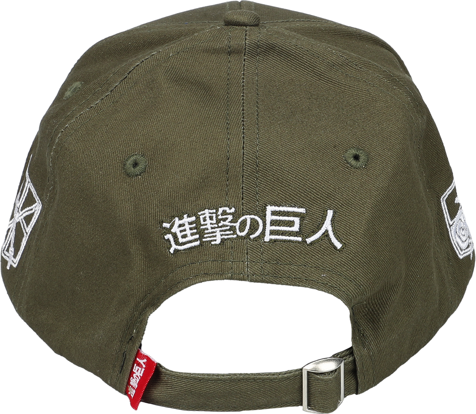 Casquette  de L'Attaque Des Titans - Wall Blason - pour Unisexe - kaki - L'Attaque Des Titans - View 2