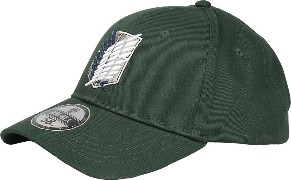 Casquette  de L'Attaque Des Titans - Flügel der Freiheit - Logo - pour Unisexe - vert - L'Attaque Des Titans