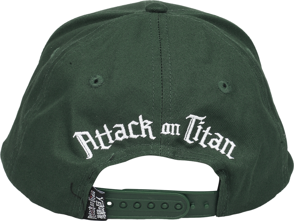 Casquette  de L'Attaque Des Titans - Flügel der Freiheit - Logo - pour Unisexe - vert - L'Attaque Des Titans - View 2