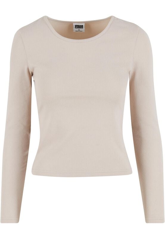 T-shirt manches longues  de Urban Classics - Haut Manches Longues Slim Thermique - XS à XL - pour Femme - gris - Urban Classics