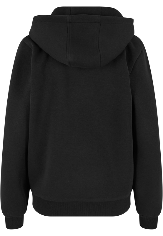 Sweat-shirt zippé à capuche  de Urban Classics - Sweat à Capuche Zippé Fluffy - XS à XL - pour Femme - noir - Urban Classics - View 2