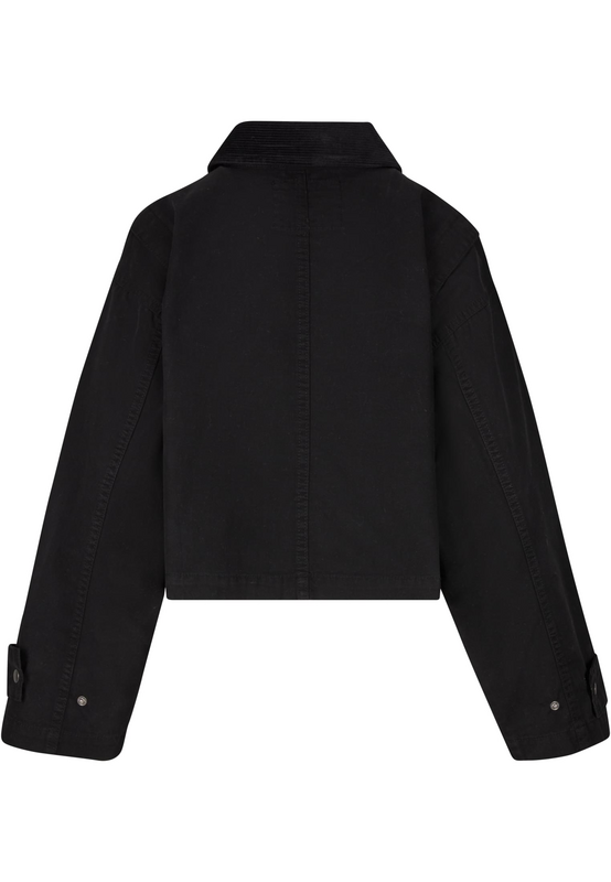 Veste mi-saison  de Urban Classics - Veste Courte en Coton Femme - XS à XL - pour Femme - noir - Urban Classics - View 2