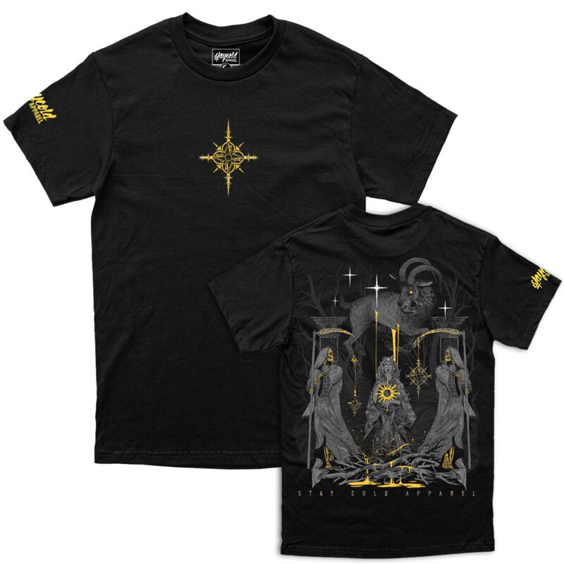 T-Shirt Manches courtes Gothic de Stay Cold Apparel - Full Moon Ritual - T-Shirt - M - pour Homme - noir - Stay Cold Apparel