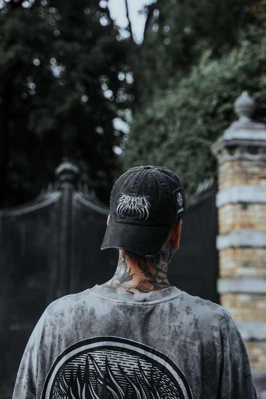 Casquette  de Stay Cold Apparel - Bloodshot - Bleached Dad Cap (white) - pour Unisexe - gris - Stay Cold Apparel - View 2