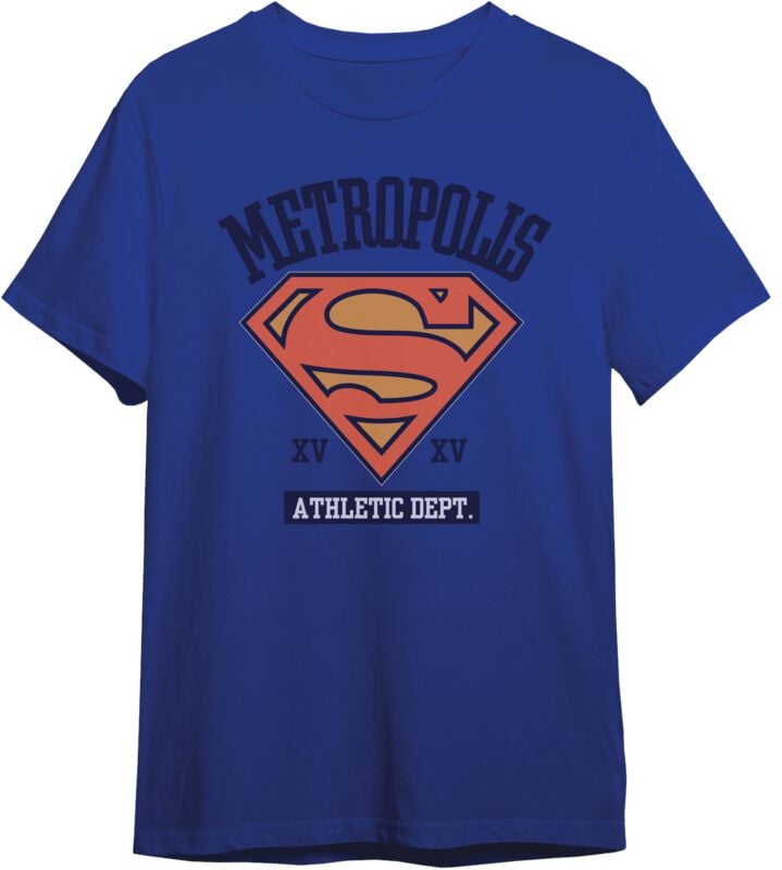T-Shirt Manches courtes  de Superman - S à XXL - pour Homme - bleu - Superman