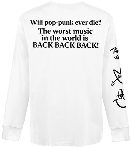 T-shirt manches longues  de Neck Deep - Pop Punk Is Back - S à XL - pour Homme - blanc - Neck Deep - View 2
